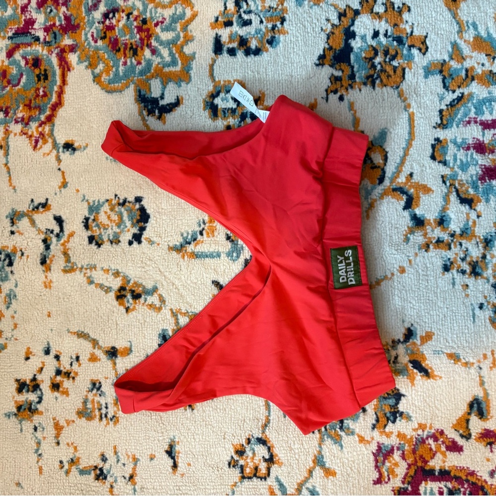 Red Daily Drills Sport Bra
